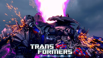 Optimus Prime VS Megatron – Volcano Battle | Transformers Prime (Bayverse Remake)