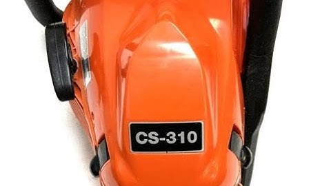 Echo CS 310 bar oiler pump replacement.