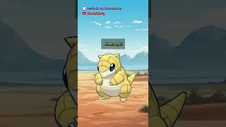 Sandshrew is an adorable little buddy and I love it so much! || #pokemon & #shinypokemon rating