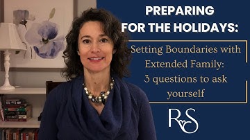 Preparing for the Holidays: Are there events or people you’re dreading this holiday season?