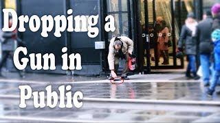 Dropping A Gun In Public Prank (Social Experiment) screenshot 5