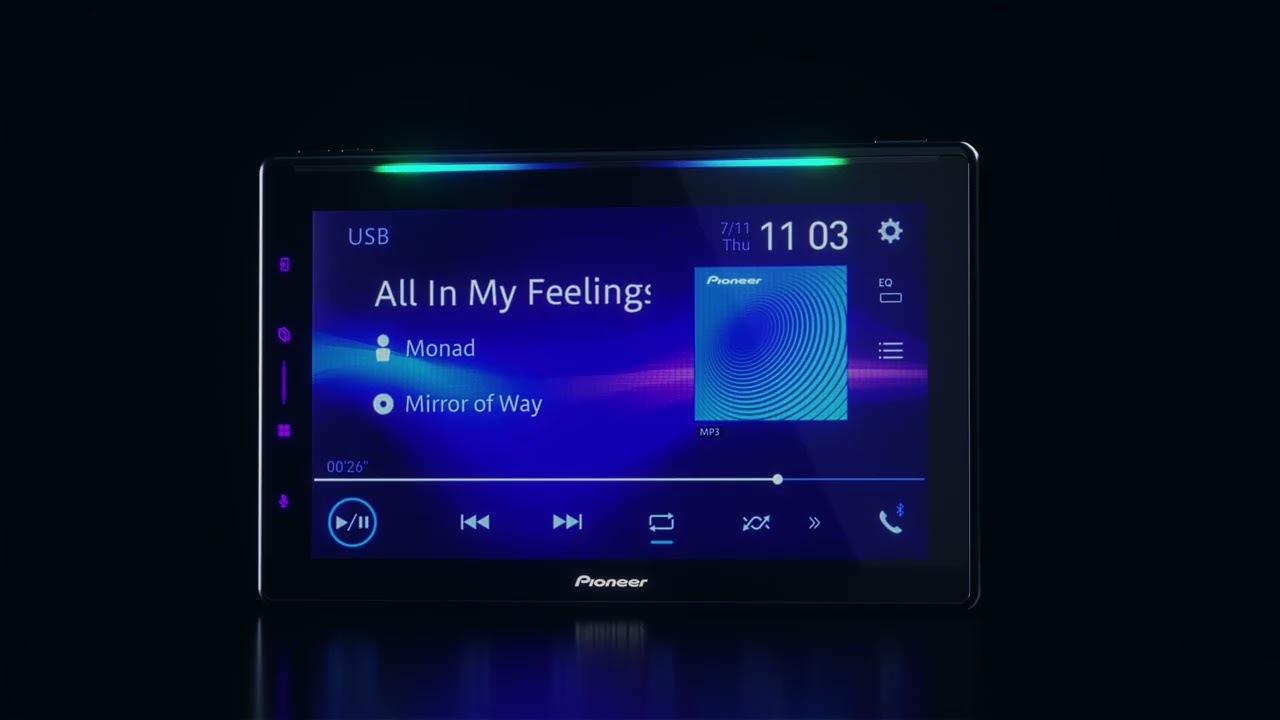 Pioneer® DMH-WT6000NEX 10.1-In. Car In-Dash Unit, Single-DIN with