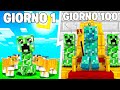 100 GIORNI DA CREEPER SU MINECRAFT