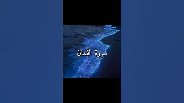 سورة لقمان بصوت إسلام صبحي 🎀✨️ #القرآن_الكريم 🌷 #اكسبلور #المصحف