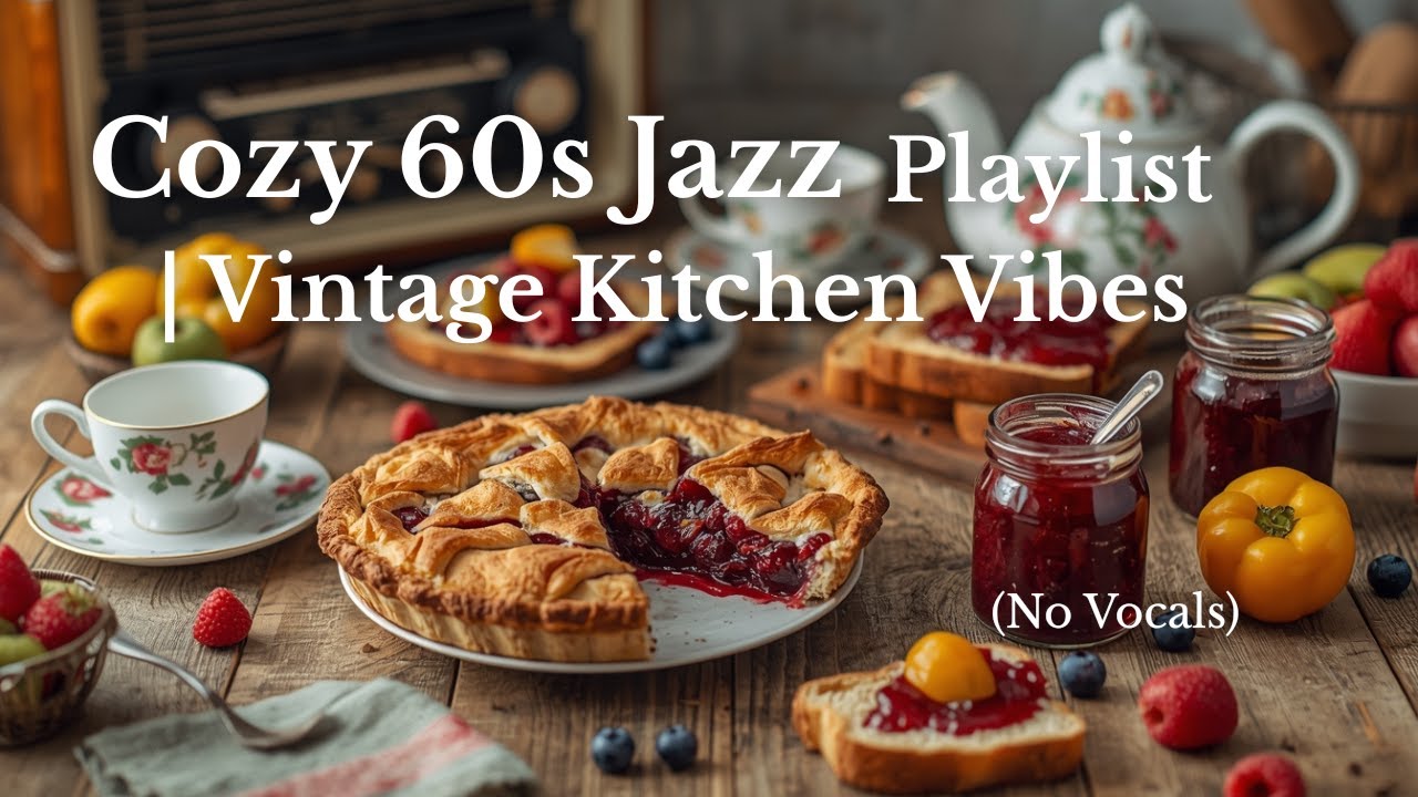 Warm 60s Jazz for Cozy Mornings ☕ Vintage Kitchen (No Vocals)