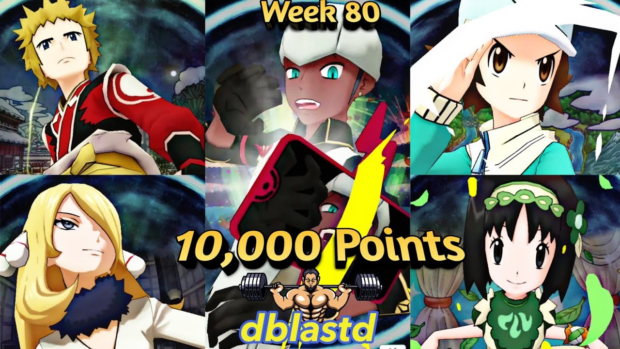 Unova Challenge Champion Stadium Master Mode 10,000 Points Week 80 | Pokemon Masters EX