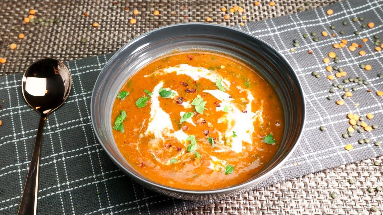 LENTIL & TOMATO SOUP│SIMPLE DUMP and GO RECIPE│INSTANT POT & STOVE TOP