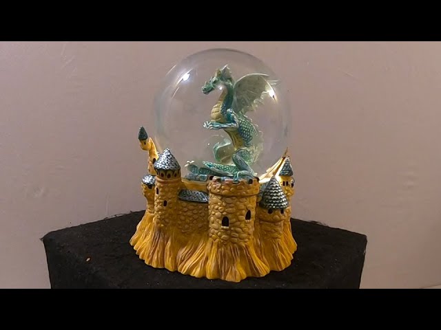 Ep. 210 - Crystal Visions Dragon Snow Globe Repair - Water change