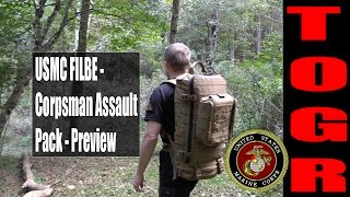 USMC FILBE - Corpsman Assault Pack - Preview