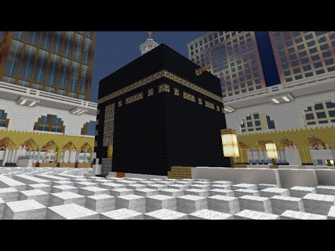 صلاة المغرب في المسجد الحرام makkah in minecraft محرم  25 1448هـ🕋