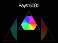5000 Rays in triangle 🎇 #math #mathart #art #mathedit