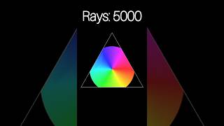 5000 Rays in triangle 🎇 #math #mathart #art  #mathedit