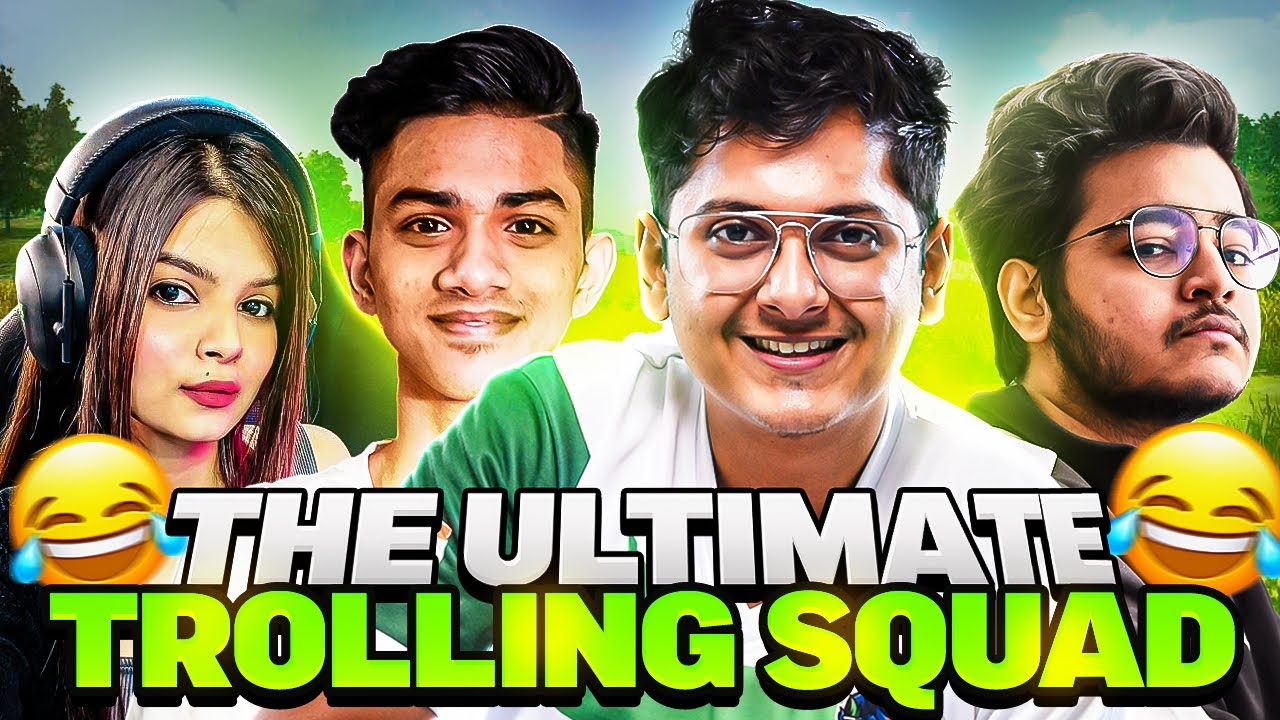 The Ultimate Trolling Squad in Bgmi | 