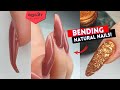 Correcting Long Natural Nails | How to Create A Marble Effect