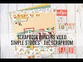 Scrapbook Process Video - Simple Stories / The Scraproom