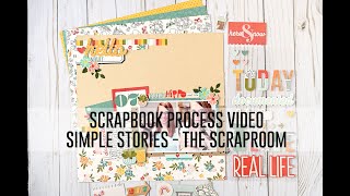 Scrapbook Process Video - Simple Stories / The Scraproom
