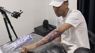 Nova Tattoo Do Mc Leleto - Tatuagem De Lobo