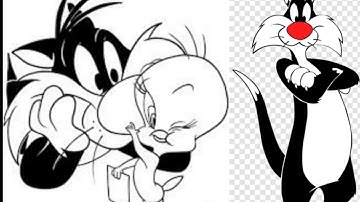 How to draw easy sylvester cartoon step by step  #viralvideo #drawing #easydrawing #diy