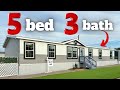 BIG 5 Bed 3 Bath Mobile Home With A Unbelievable SMALL Price Prefab House Tour 
