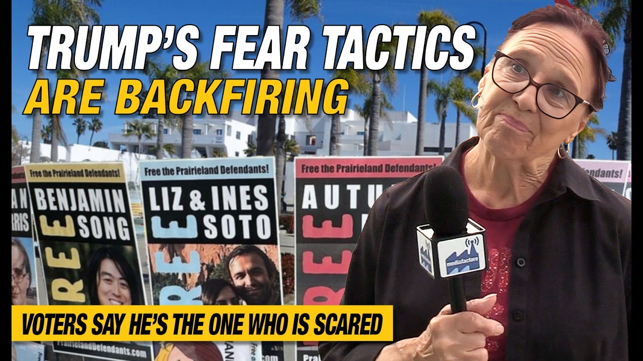 Trump's Fear Tactics Are Failing - Voters Say He's the One Who Is Scared