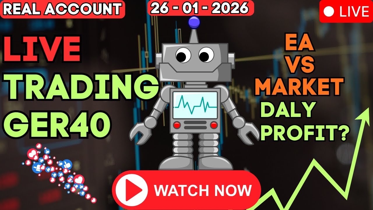 LIVE  Ai GER40 Trading _ Best Forex robot Live Trading 26-01-2026 