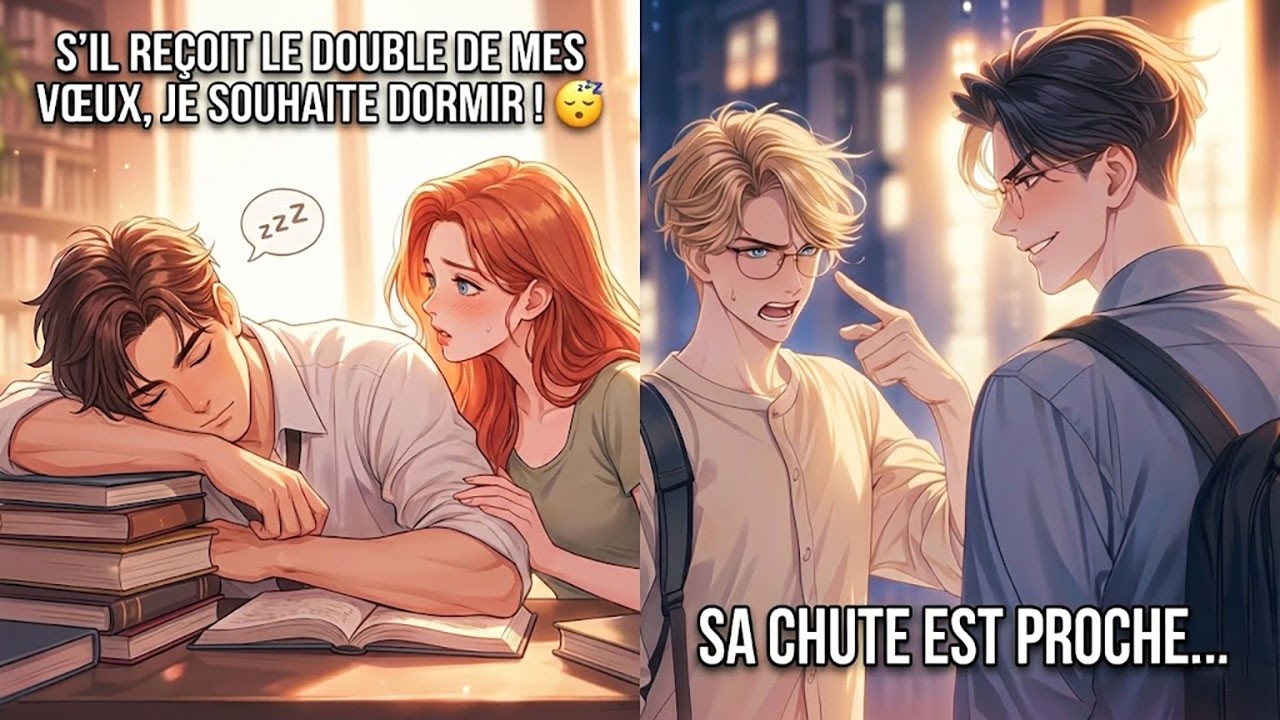 S'il reçoit le DOUBLE de mes vœux, je souhaite DORMIR ! 😴 Sa chute est proche