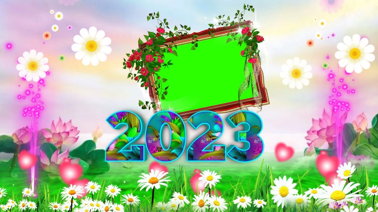 Happy new year green screen video 2023 | Happy new year green screen ...