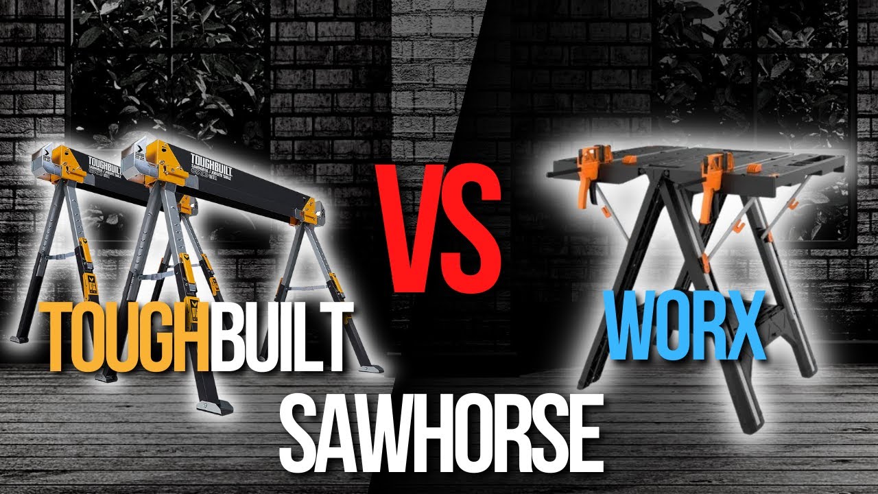 🧰ToughBuilt Adjustable Sawhorse VS WORX Work Table Sawhorse Best