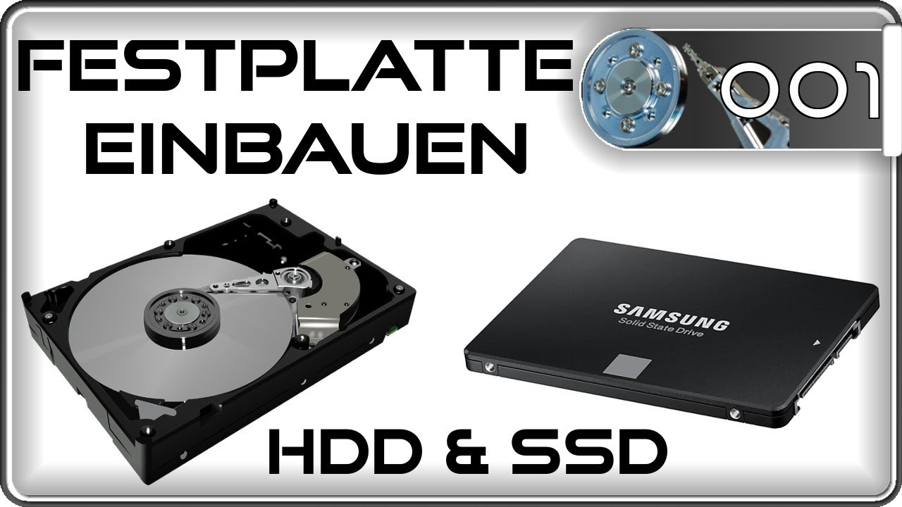 Festplatte Läuft Kurz An Und Bleibt Dann Stehen Festplatte einbauen | SSD & HDD - YouTube