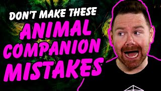 Avoid these 5 animal companion MISTAKES in D&D