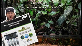 NO MORE CLOGGED NOZZLES!! Jungle Hobbies, MIstking, Reverse Osmosis Unit to the Rescue!!