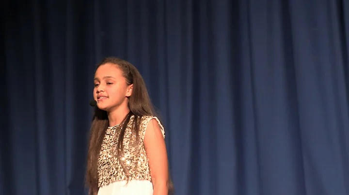 Jessica Thomas age 10, performing Girl On Fire