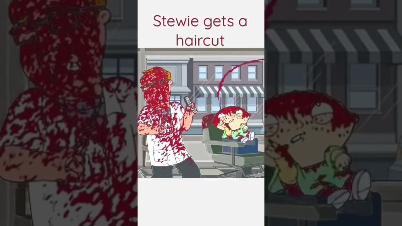 Stewie's Haircut Gone Wrong in Pitch White 