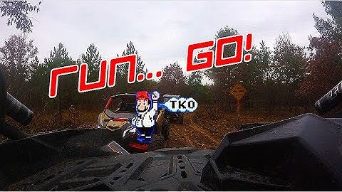 Maverick X3 - QR Ep4 - Get to the trailer! (Bent trailing arm Michigan Trails)