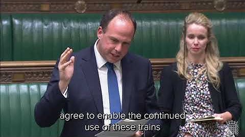 Greg raises overcrowding on Chiltern services - asking for retention of Class 68 trains