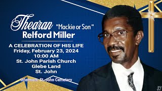 A Homegoing Ceremony for the Life  Thearan Miller