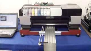 Epson 3880 DTG Black T-shirt printing with our Portable Base - A2 Profile