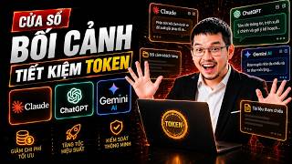 Context Window, Saving Tokens Claude, ChatGPT, Gemini AI | Claude AI Tutorial | P9