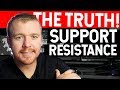 DAY TRADING SUPPORT AND RESISTANCE! THE TRUTH!