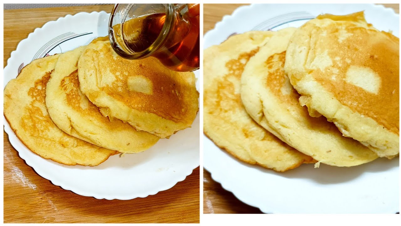 How to Make a Bast Fluffy Vanilla Pancake Recipe 2 egg easy fluffy