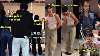 Subeen Just Wanted To Finish His Lunch Box, While Heesun Was Cute As Well And Rocking The Style