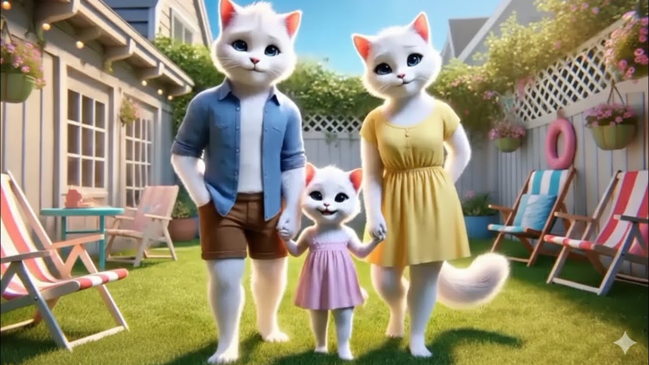 # Cat family Enjoying a day but husband cheating on her wife # 