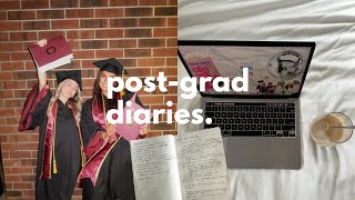 post-grad diaries: day in my life with my first big girl job (i graduated) 🎓