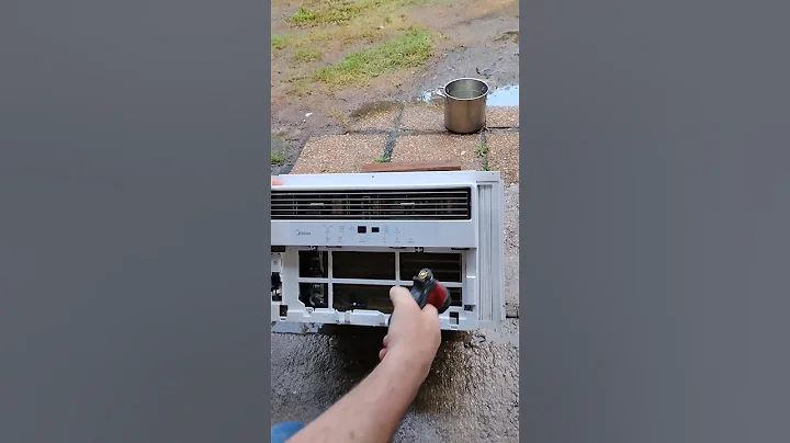 A/C Window Unit Water Leaking SOLVED #shorts #windowac