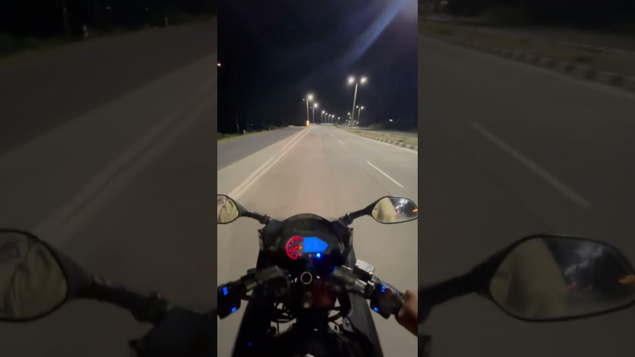 Pulsar 220f night ride