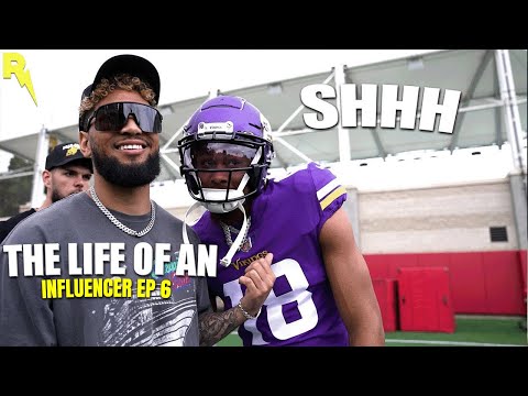 WE SNUCK INTO AN NFL SHOOT W/ JUSTIN JEFFERSON