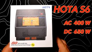 Hota S6  AC 400 W   DC 650 W. Dual smart charger