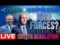 Coinbase &amp; Ripple Join Forces? Crypto Regulation + Banking Crisis