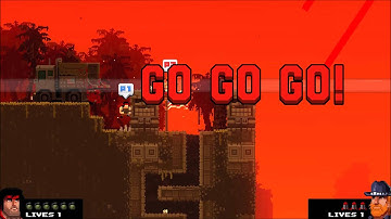 Broforce - 2 Player Local - Co-op complete playthrough (Part 2) Ultra