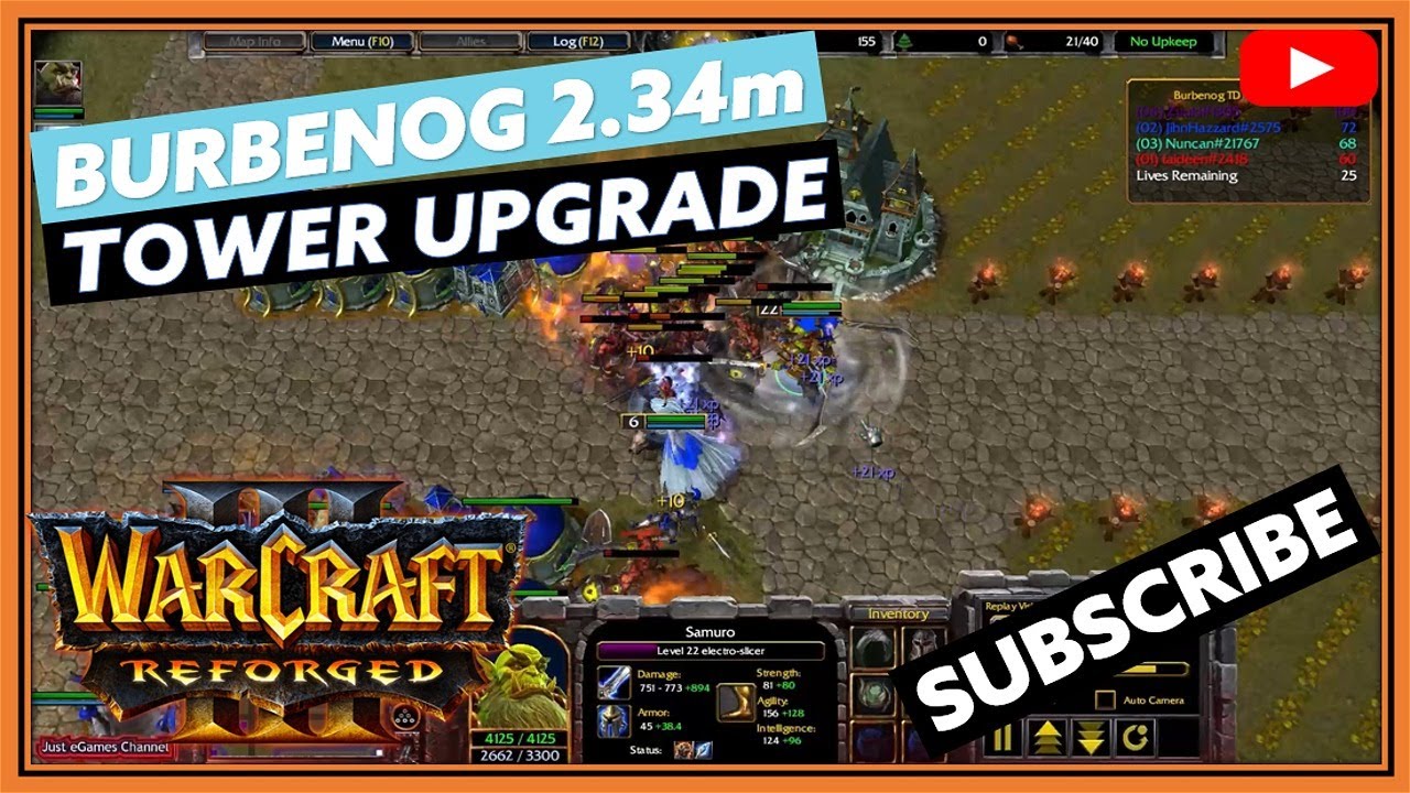 Stormspire for life | Thunder builder | Burbenog TD 2.34m - Warcraft 3 REFORGED
